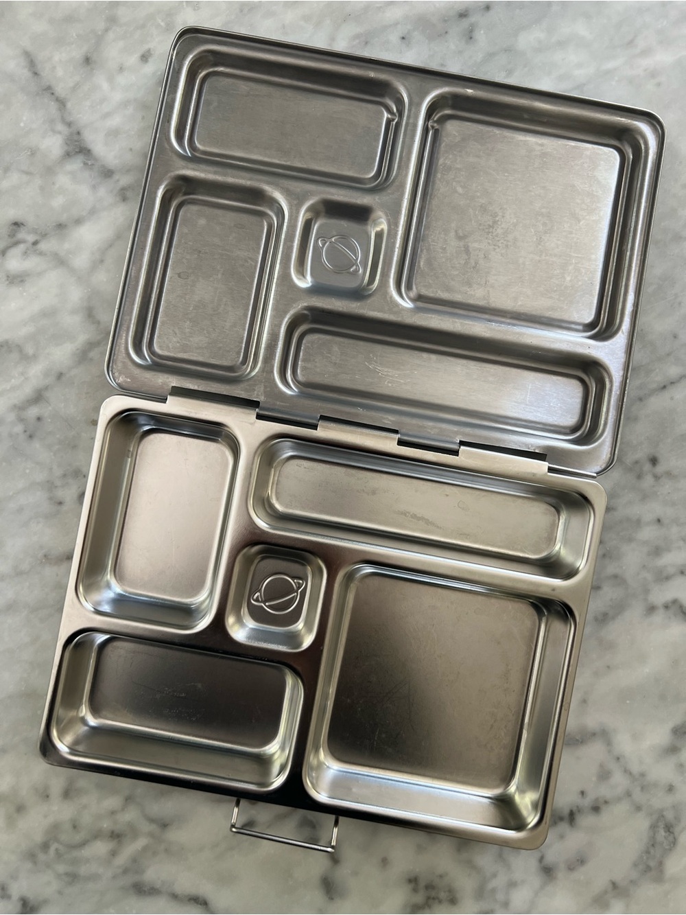 Planetbox Rover Stainless Steel Kids Compartment Lunchbox - Silver - Picture 2 of 6